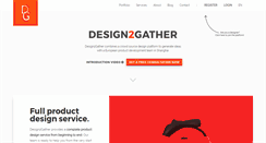 Desktop Screenshot of design2gather.com